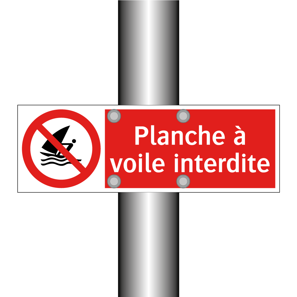 Planche à voile interdite