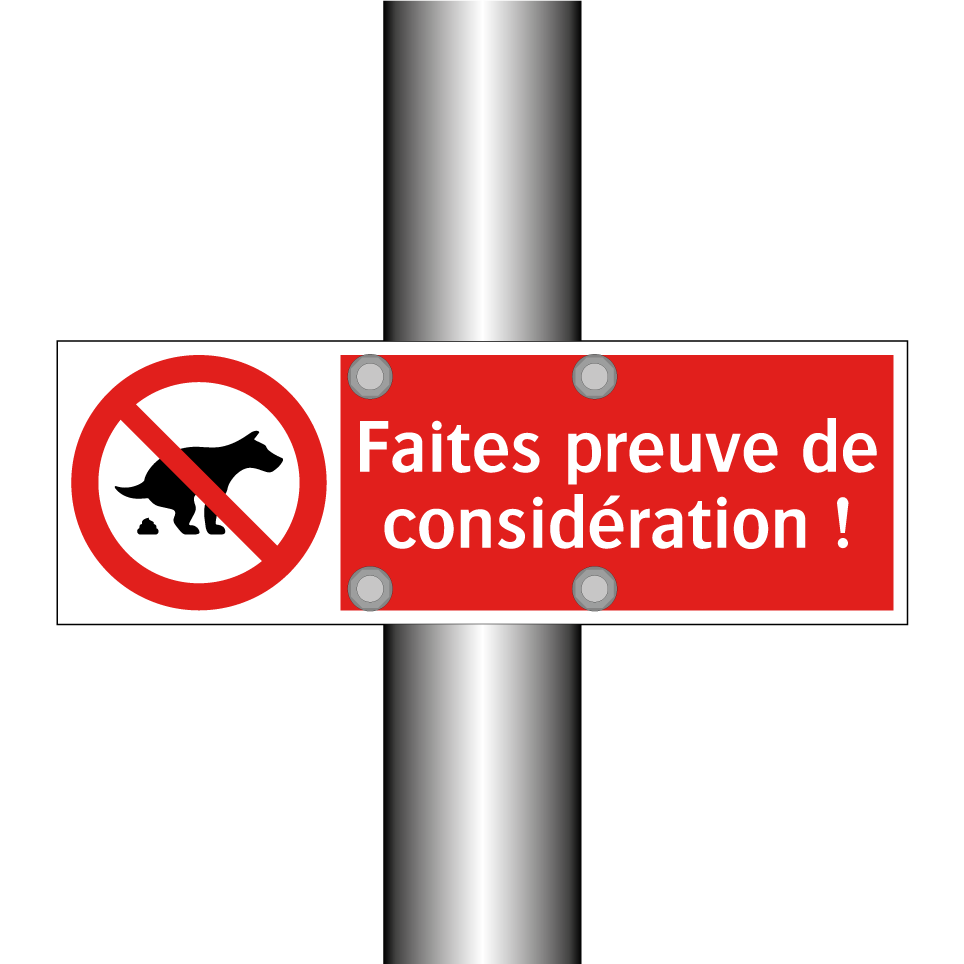 Faites preuve de considération !