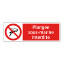 Plongée sous-marine interdite