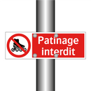 Patinage interdit