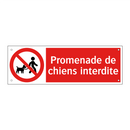 Promenade de chiens interdite
