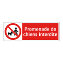 Promenade de chiens interdite