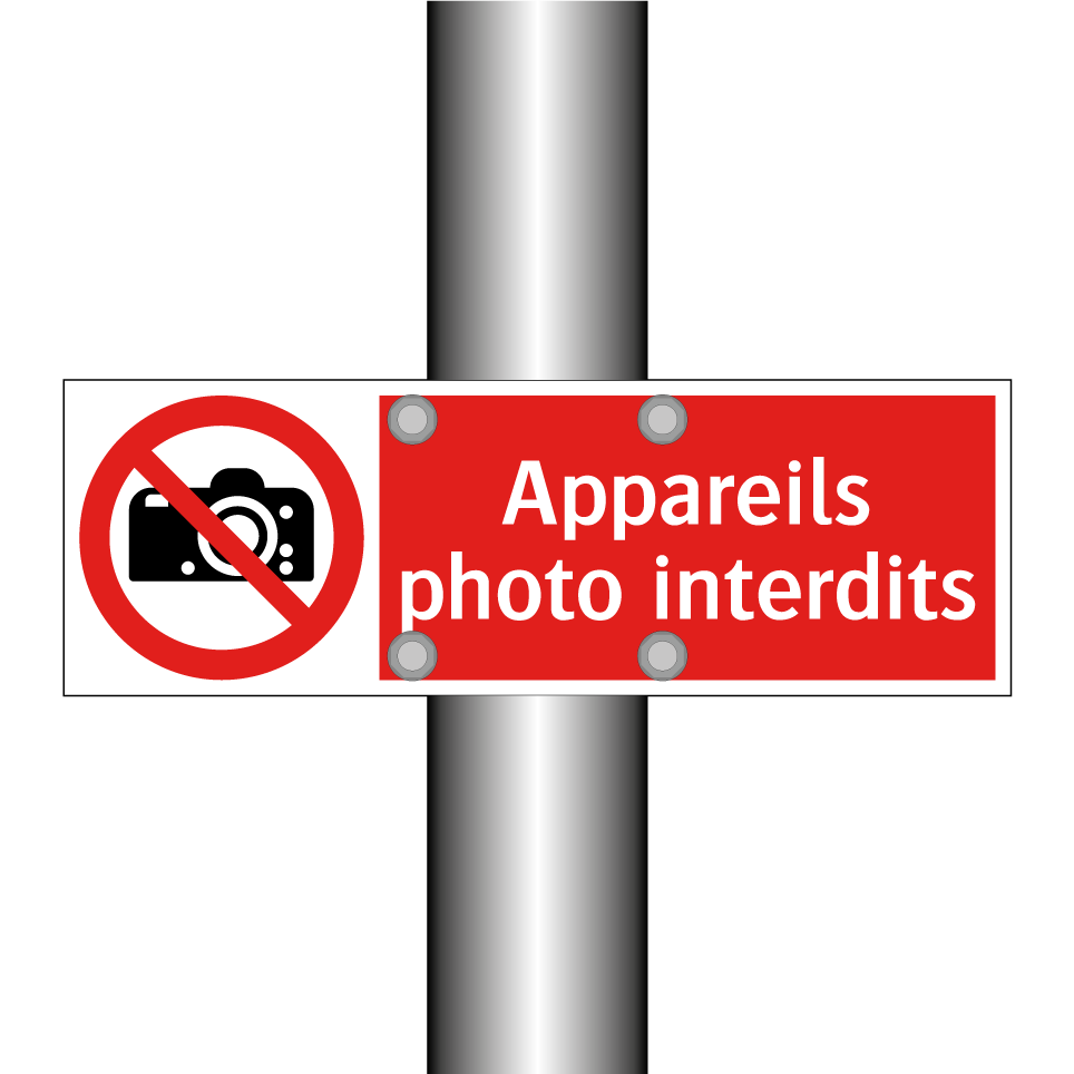 Appareils photo interdits