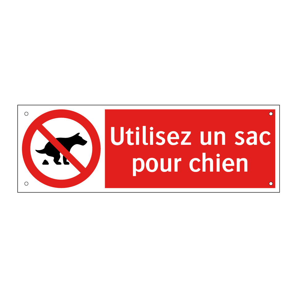 Utilisez un sac pour chien