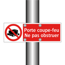 Porte coupe-feu Ne pas obstruer