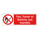 Feu, fumer et flamme nue interdits