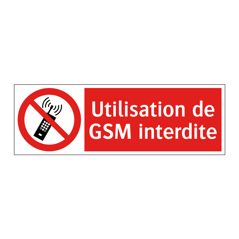 Utilisation de GSM interdite