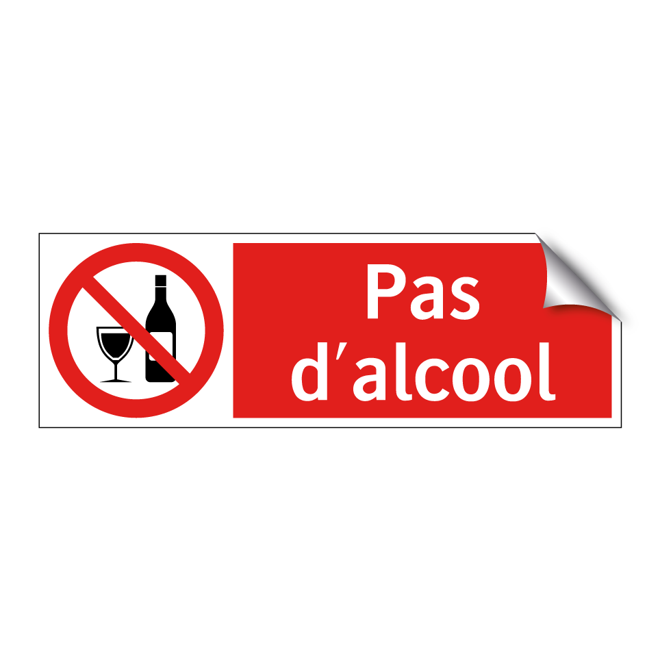 Pas d'alcool