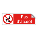 Pas d'alcool