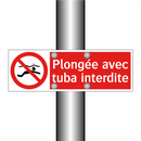 Plongée avec tuba interdite