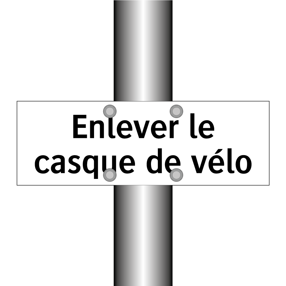 Enlever le casque de vélo