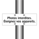 Photos interdites. Éteignez vos appareils.