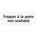 Frapper à la porte non souhaité