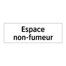 Espace non-fumeur