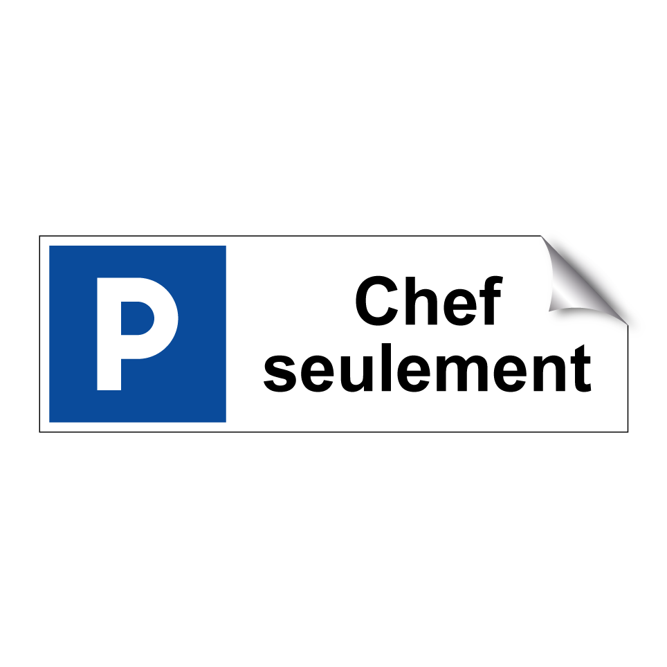 Chef seulement