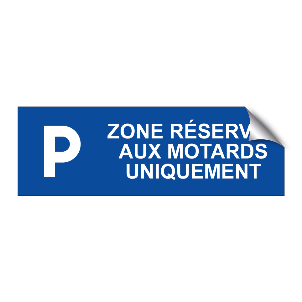 Zone réservée aux motards uniquement