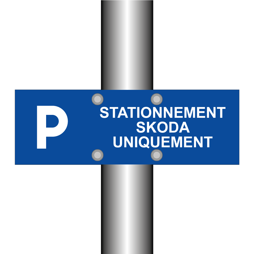 Stationnement Skoda uniquement