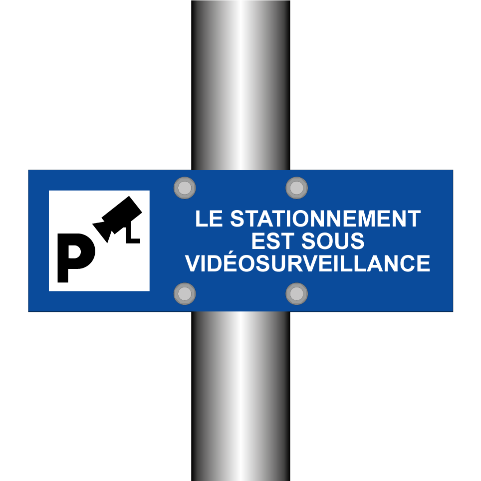 Le stationnement est sous vidéosurveillance