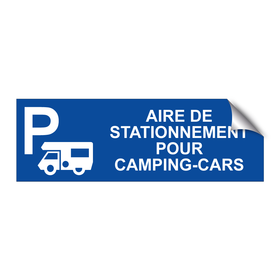 Aire de stationnement pour camping-cars