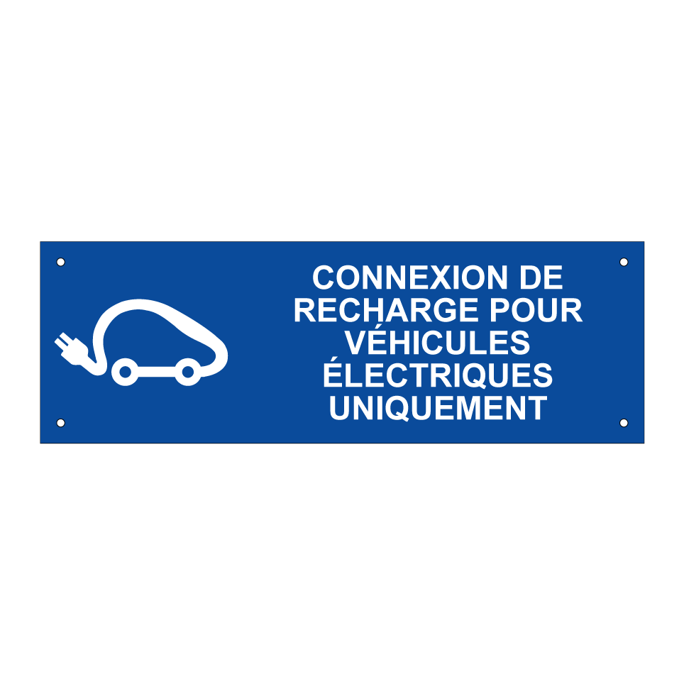 Connexion de recharge pour véhicules électriques uniquement