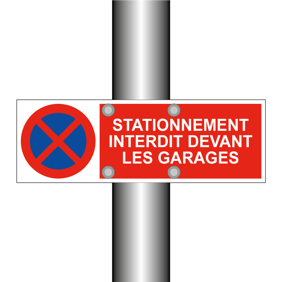 Stationnement interdit devant les garages