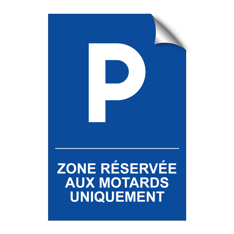 Zone réservée aux motards uniquement