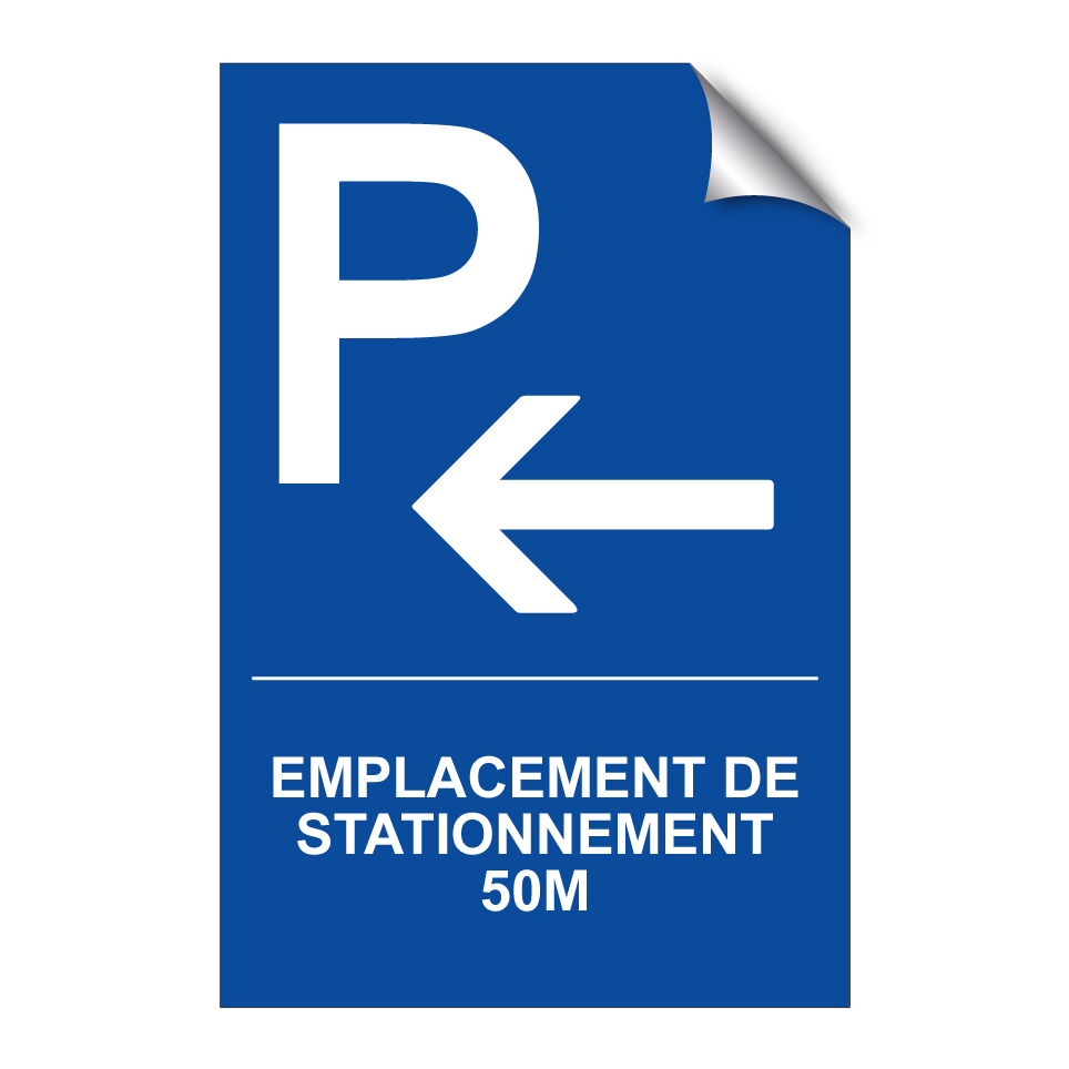 Emplacement de stationnement 50m
