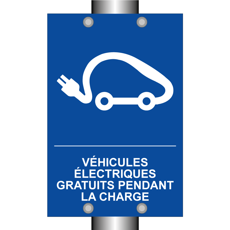 Véhicules électriques gratuits pendant la charge