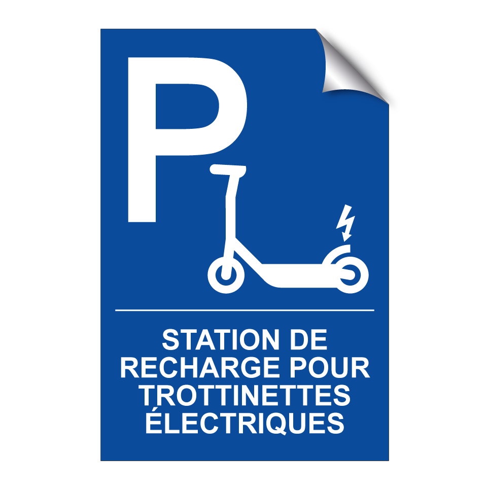Station de recharge pour trottinettes électriques