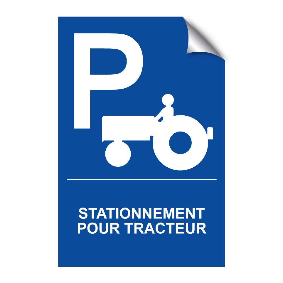 Stationnement pour tracteur