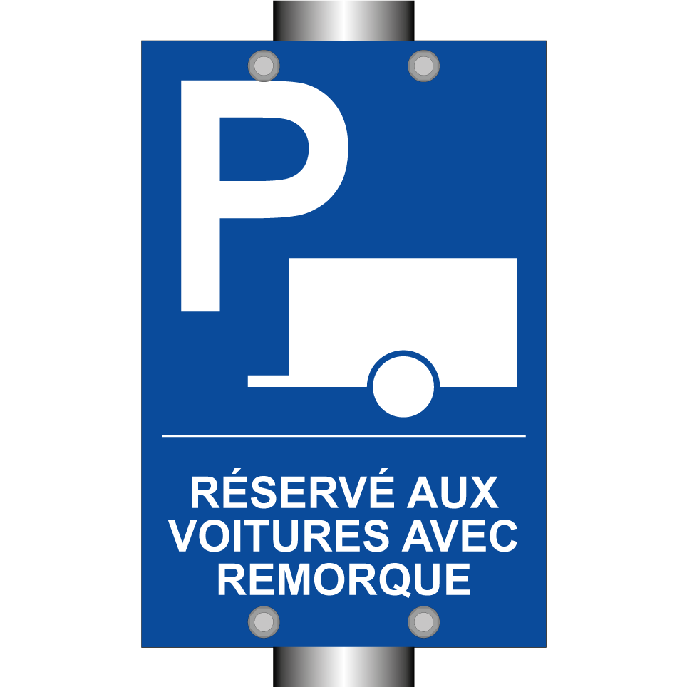 Réservé aux voitures avec remorque