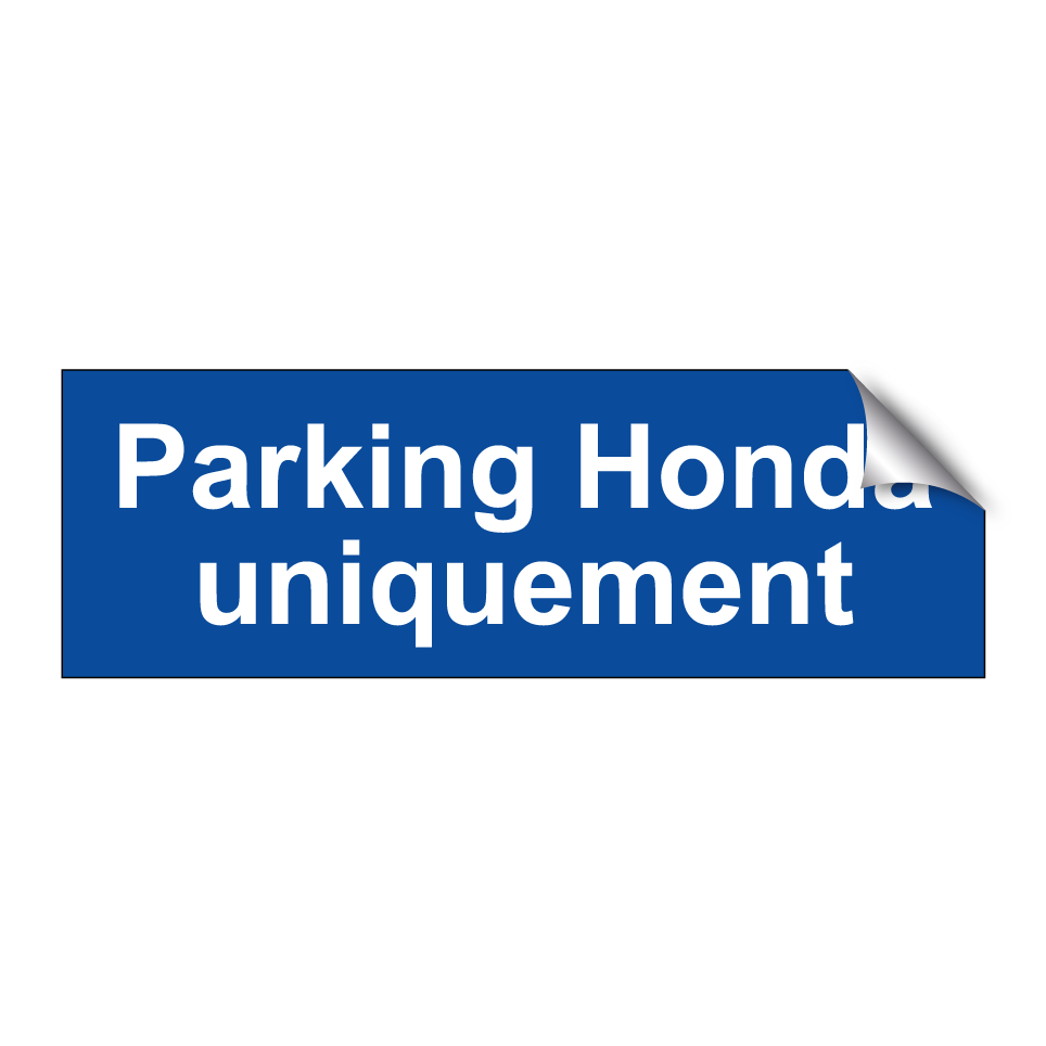 Parking Honda uniquement