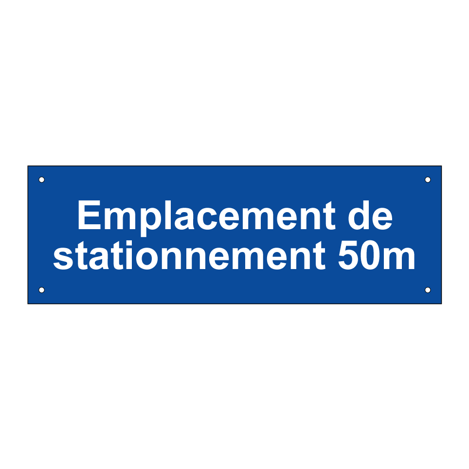 Emplacement de stationnement 50m
