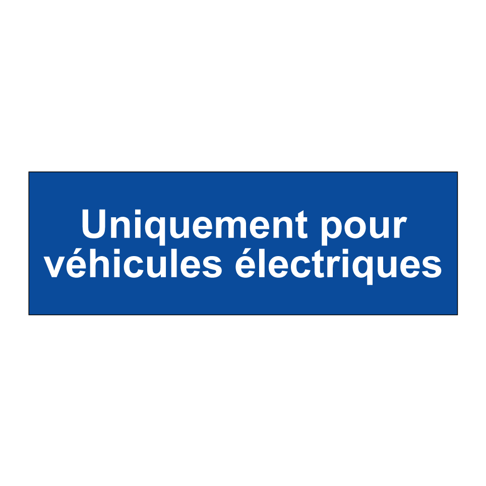 Uniquement pour véhicules électriques