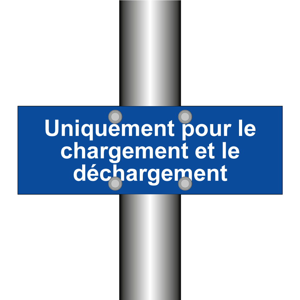 Uniquement pour le chargement et le déchargement