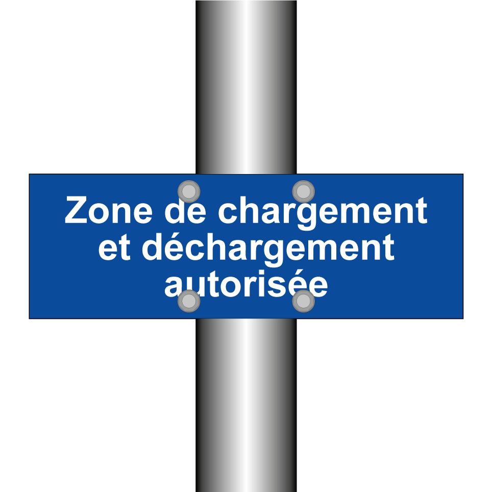 Zone de chargement et déchargement autorisée