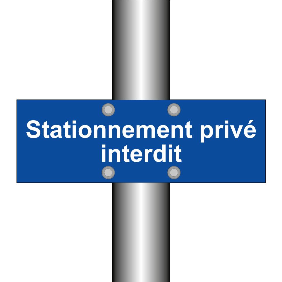 Stationnement privé interdit