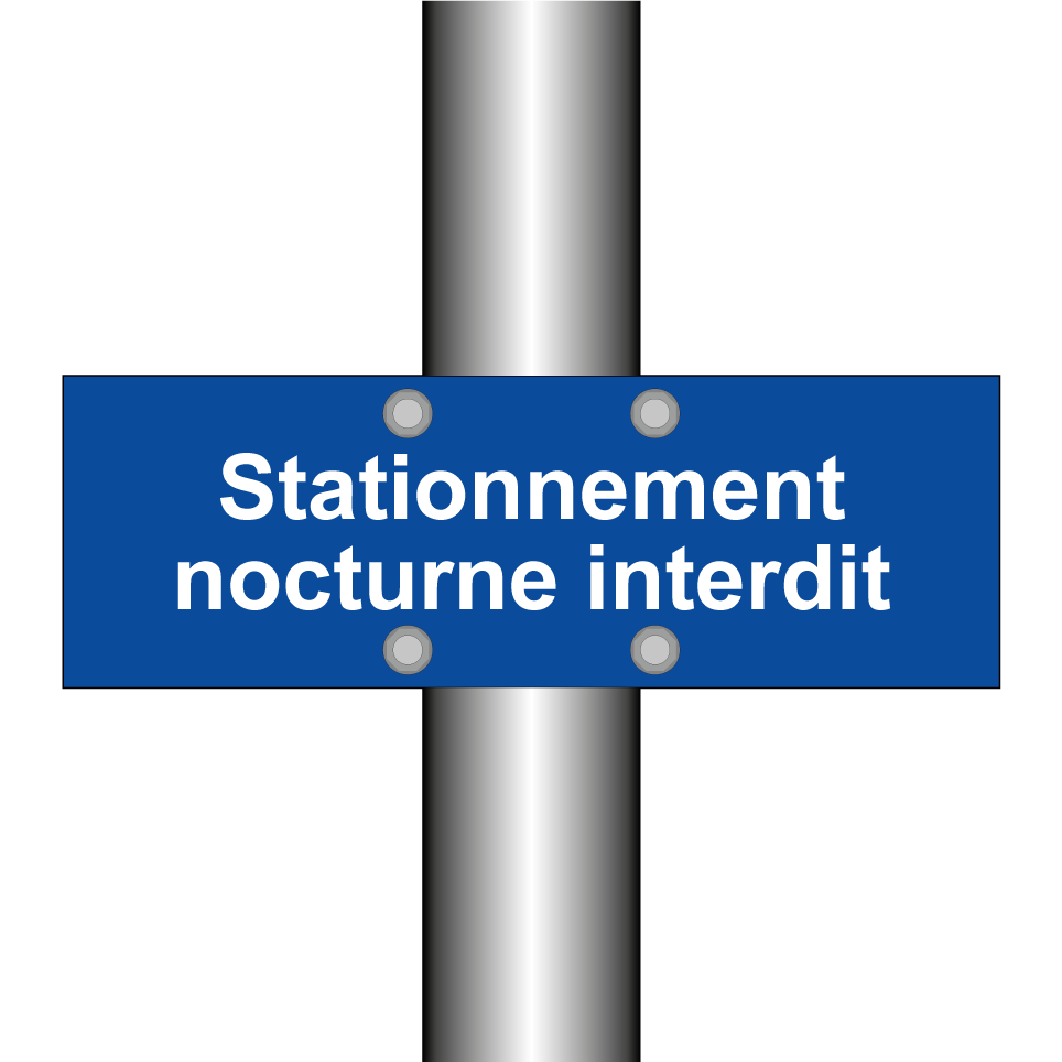 Stationnement nocturne interdit