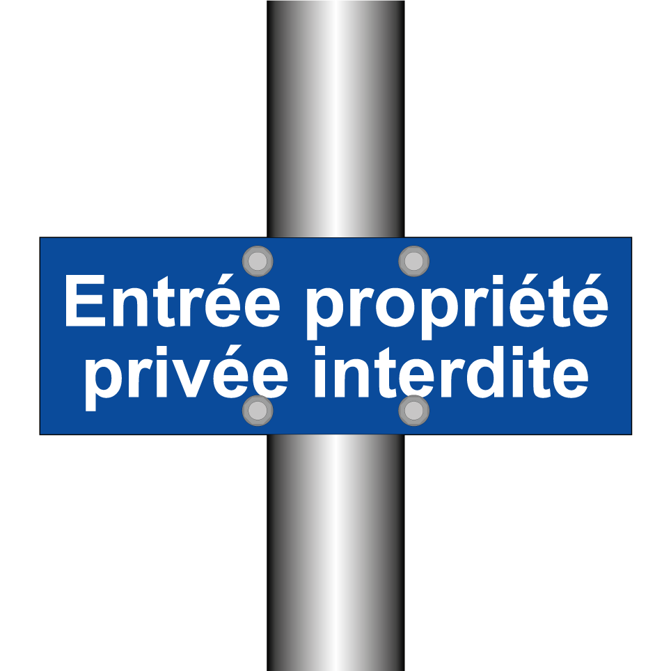 Entrée propriété privée interdite