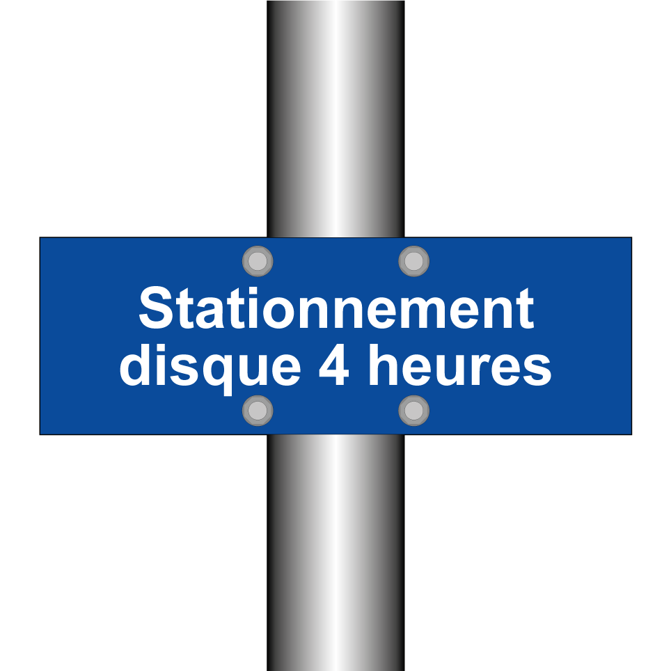 Stationnement disque 4 heures