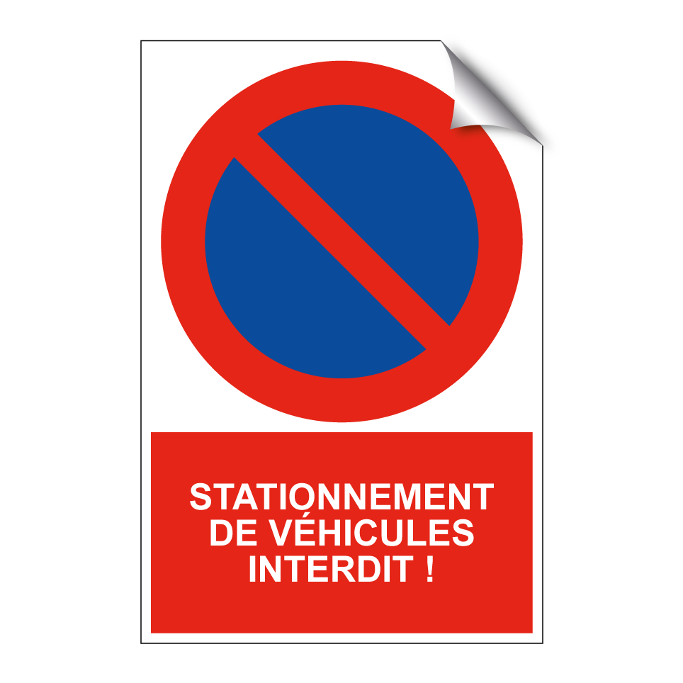 Stationnement de véhicules interdit !