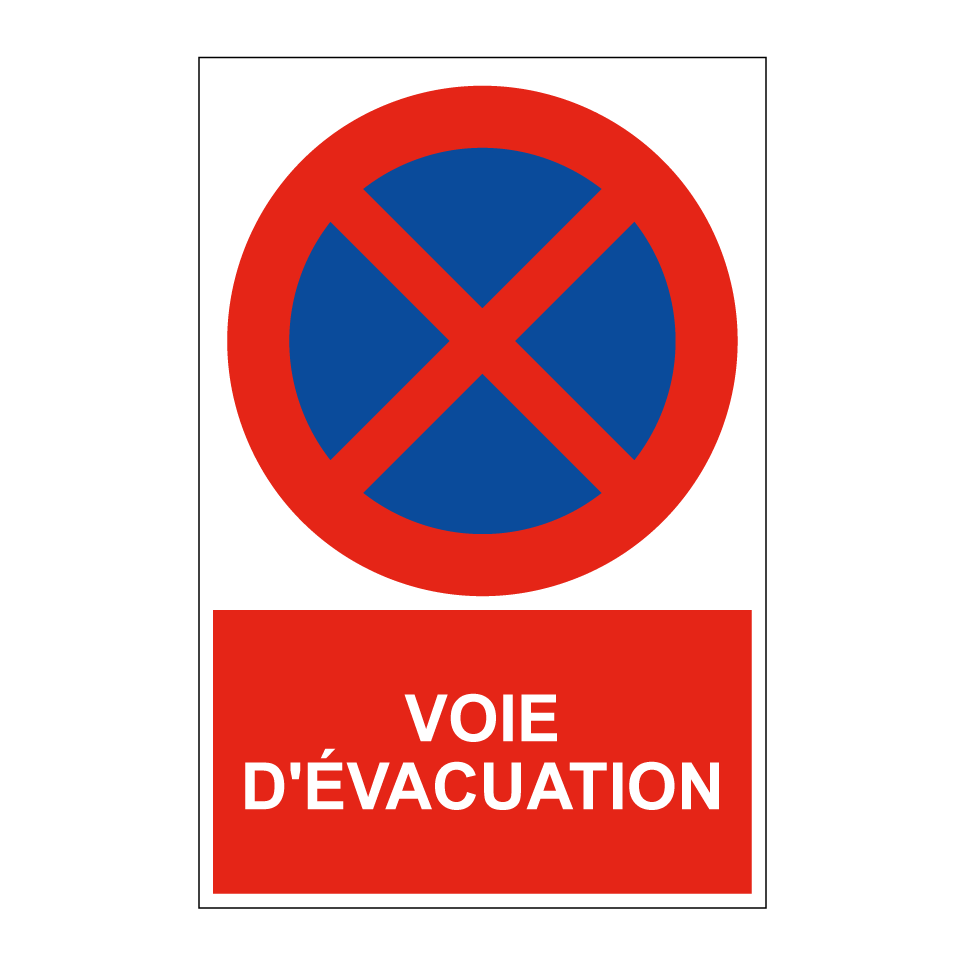 Voie d'évacuation