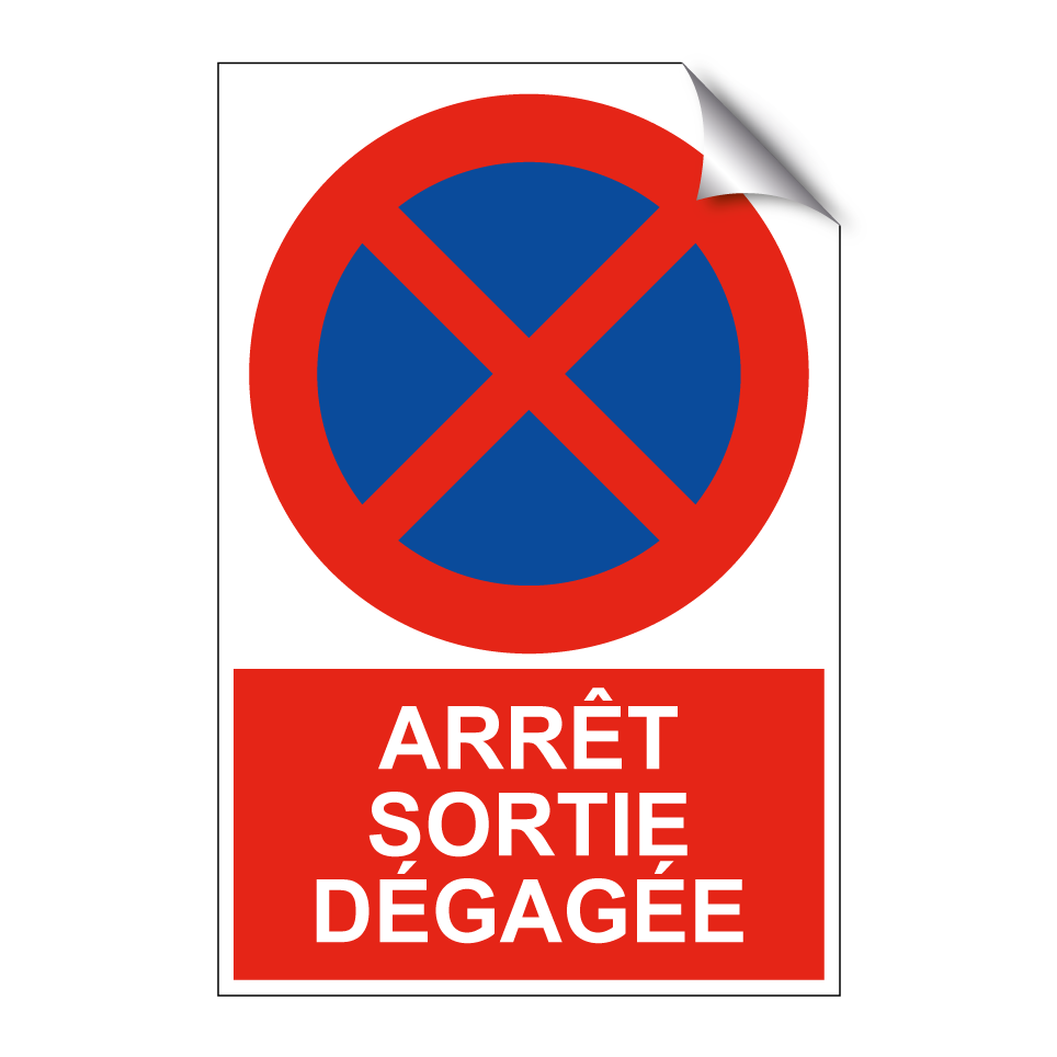 Arrêt Sortie dégagée
