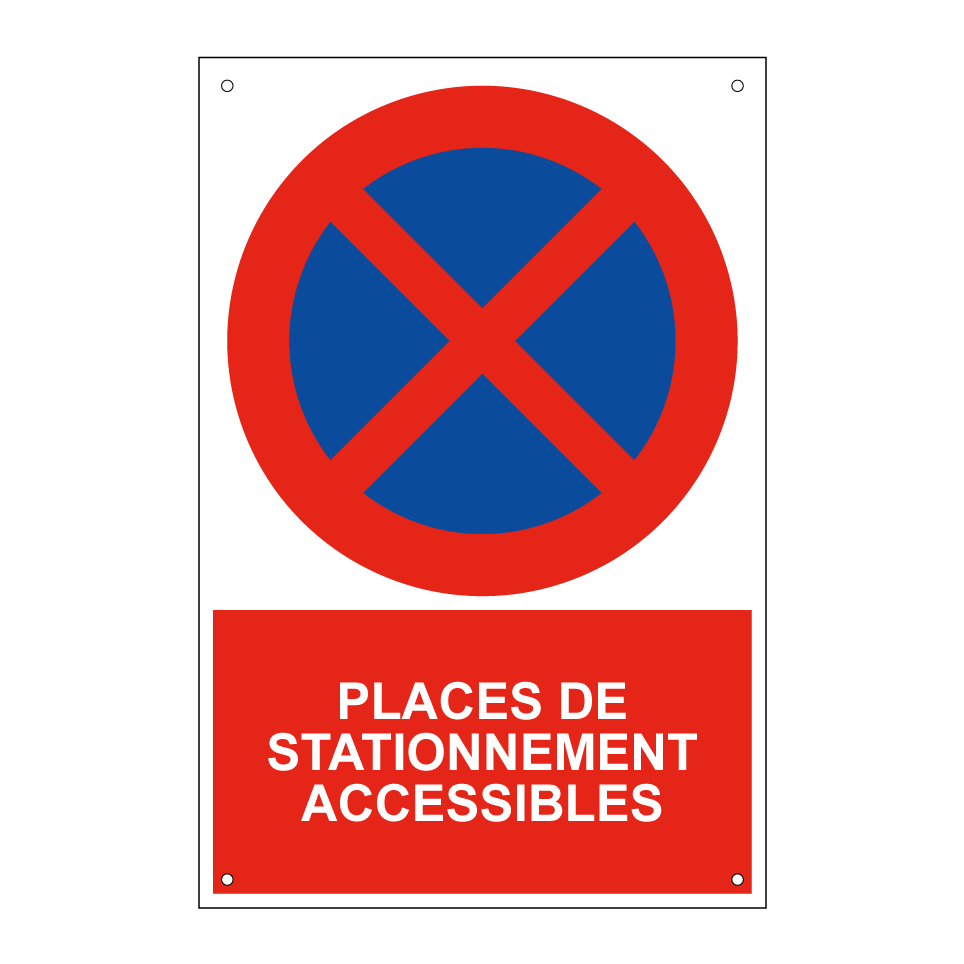 Places de stationnement accessibles