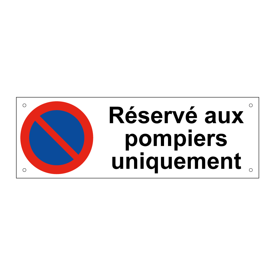 Réservé aux pompiers uniquement