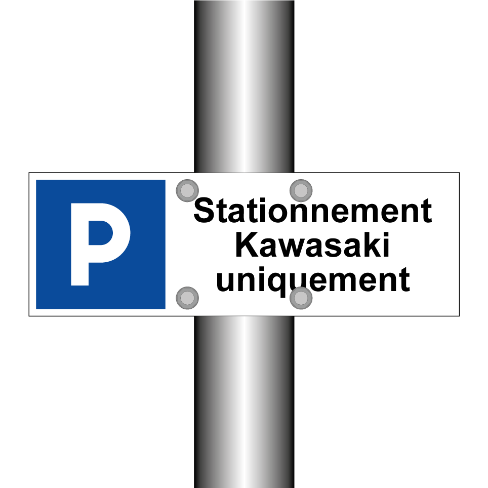 Stationnement Kawasaki uniquement