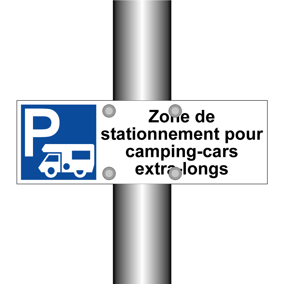 Zone de stationnement pour camping-cars extra-longs