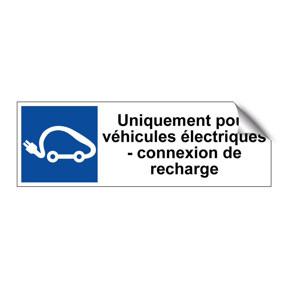 Uniquement pour véhicules électriques - connexion de recharge