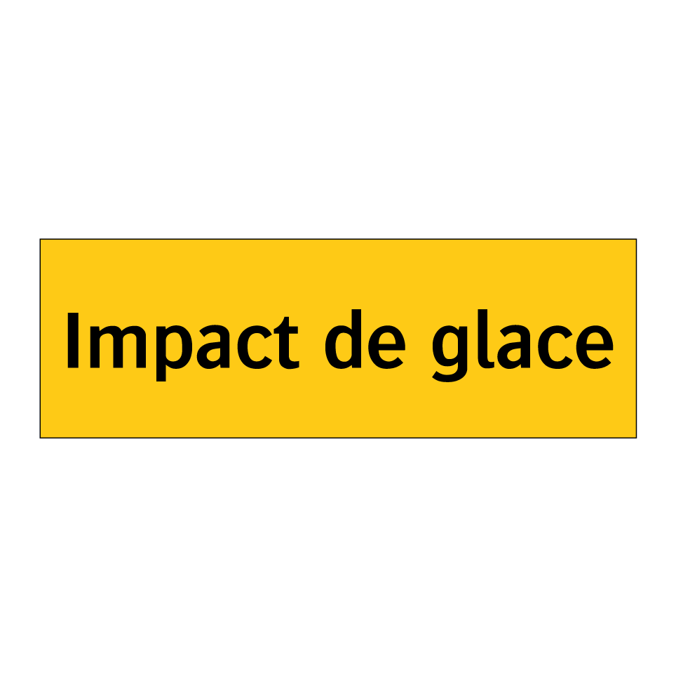 Impact de glace