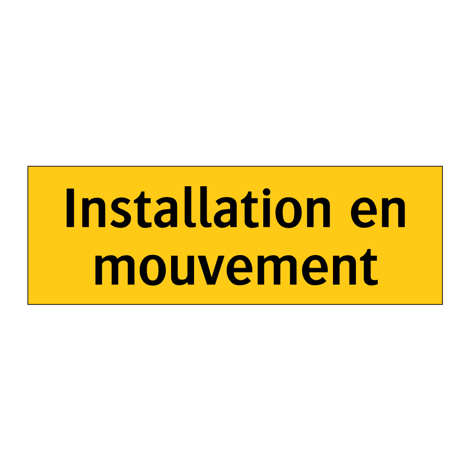Installation en mouvement